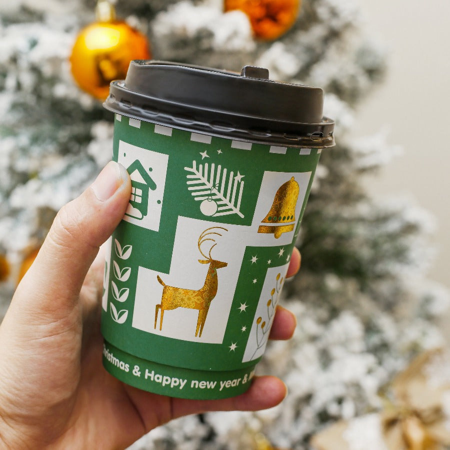 12oz Christmas Hot Paper Cup