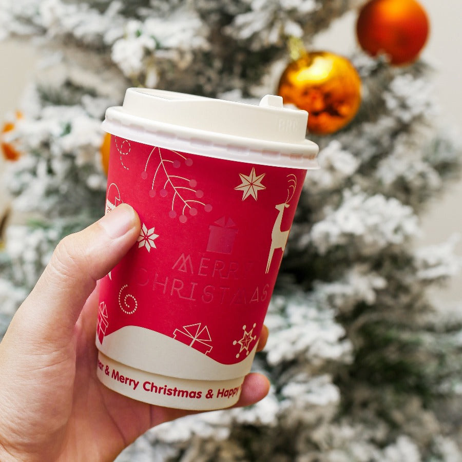 12oz Christmas Hot Paper Cup