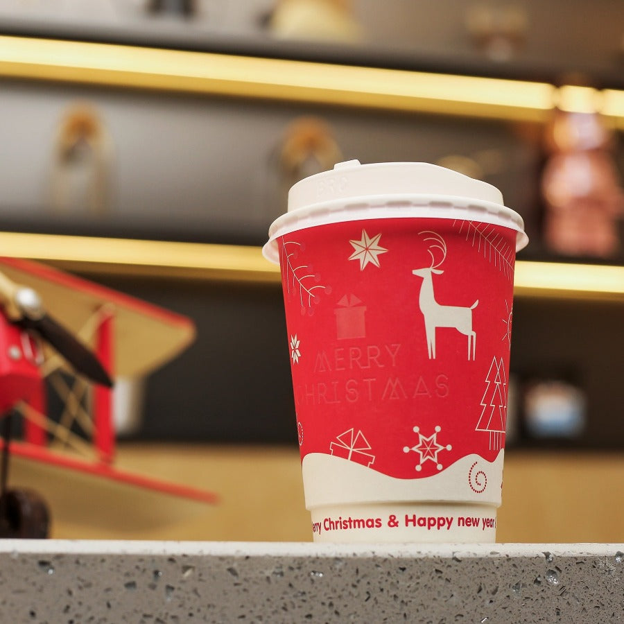 12oz Christmas Hot Paper Cup