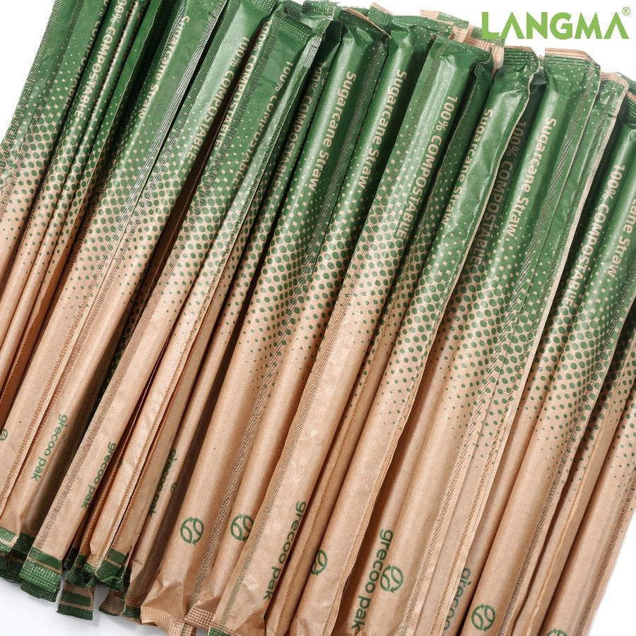 Sugarcane Drinking Straw Brown