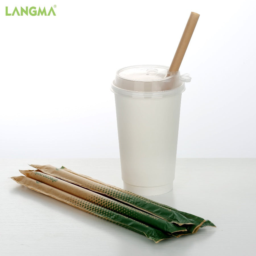 Sugarcane Straws 21cm x Ø 6mm