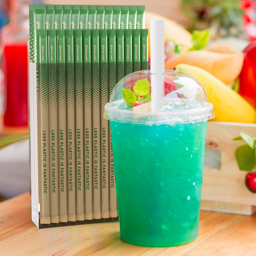 Buy Individually Wrapped White Paper Straws