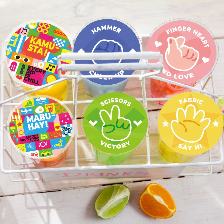 personalize plastic film milktea