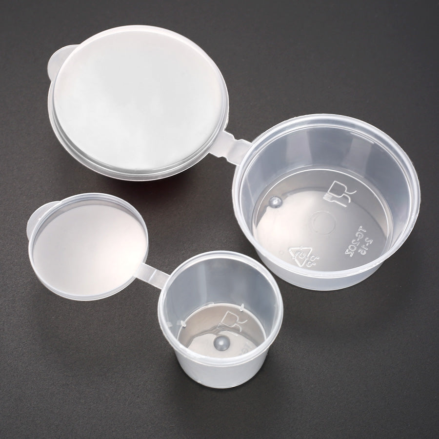dressing container 1oz 2oz Plastic Sauce Container With Lid – Langma Packaging
