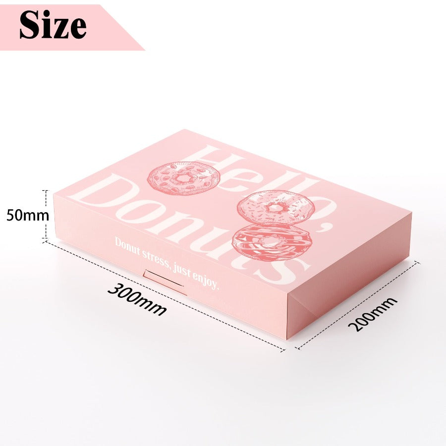 Donut Box size for 6 pcs