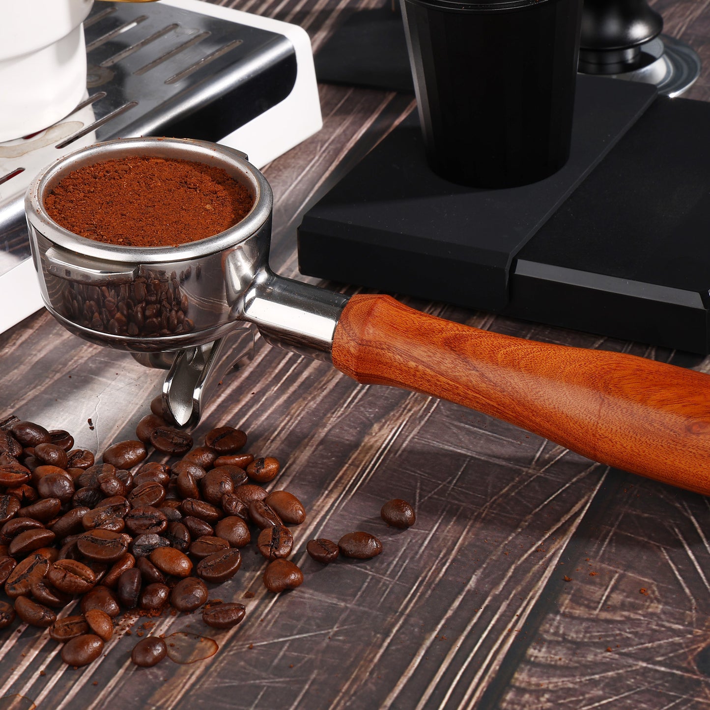 VOLKAFE 58mm Binaural 3-in-1 Espresso Portafilter