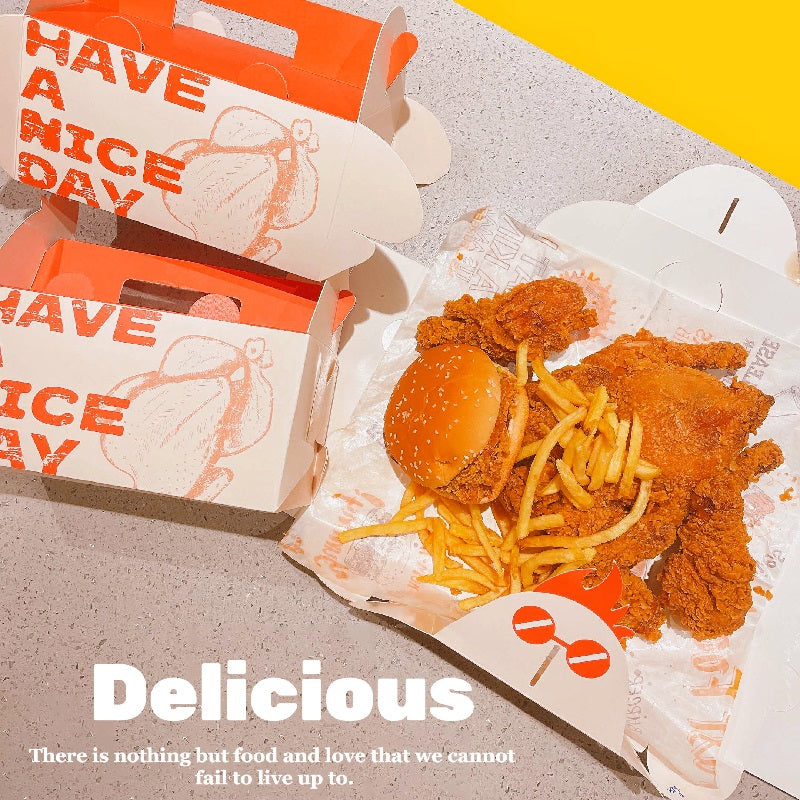 Fried Chicken Takeout Box - Original Customized By Langma