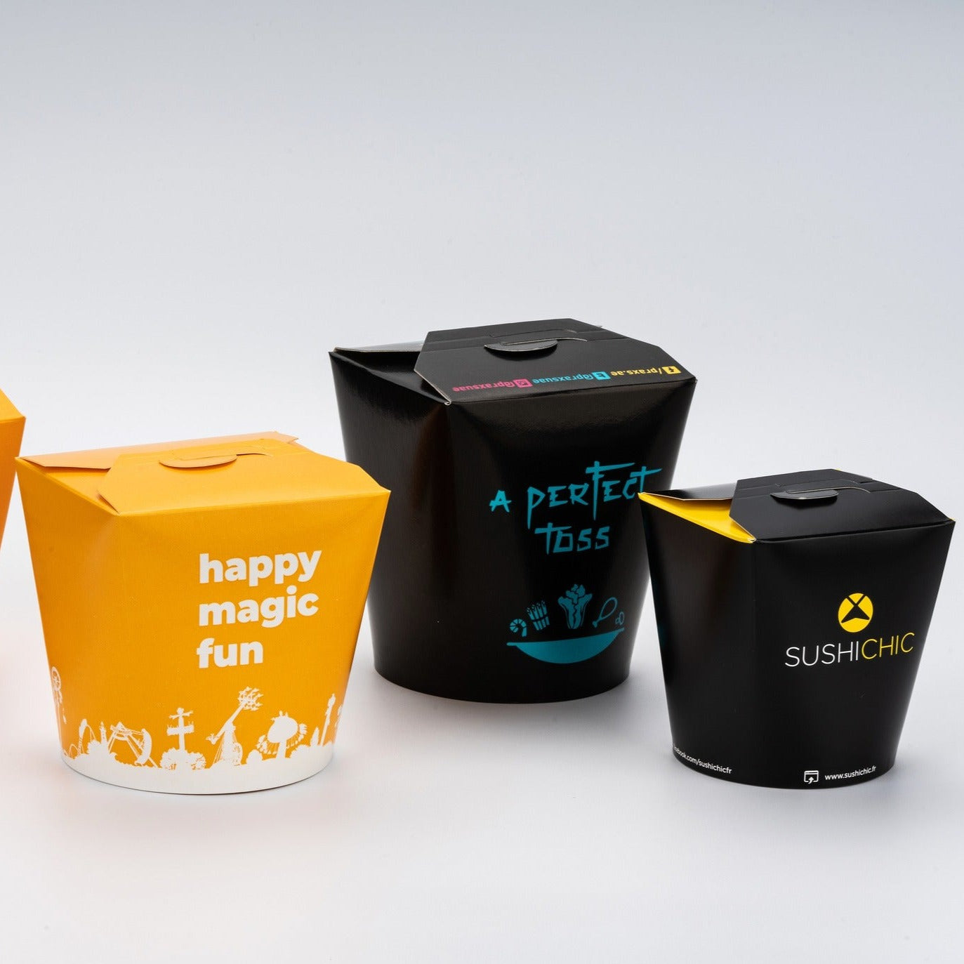 Customized Rice/ Noodle Takeout Box- 26/32oz