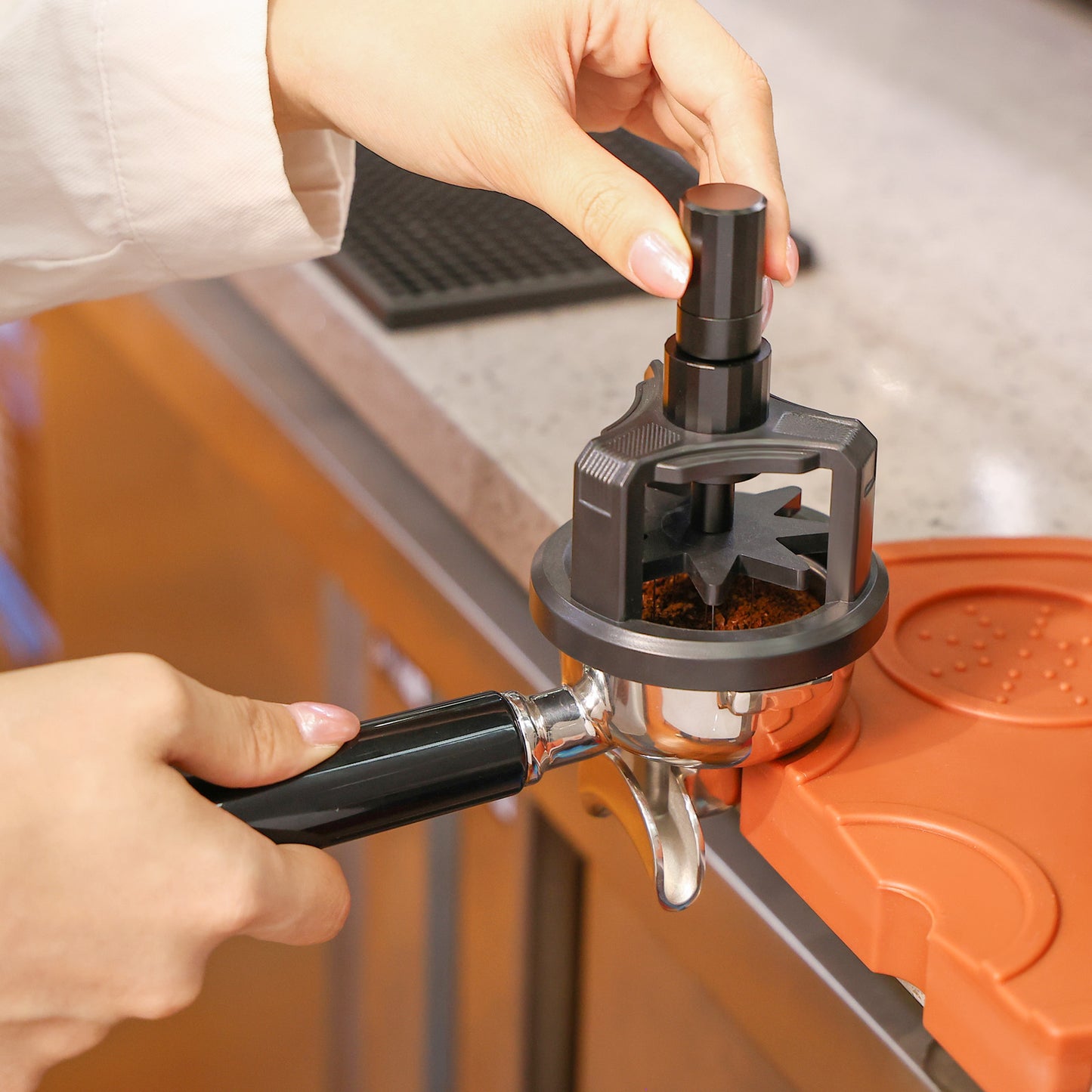 VOLKAFE 58mm Espresso Rotary WDT Tool