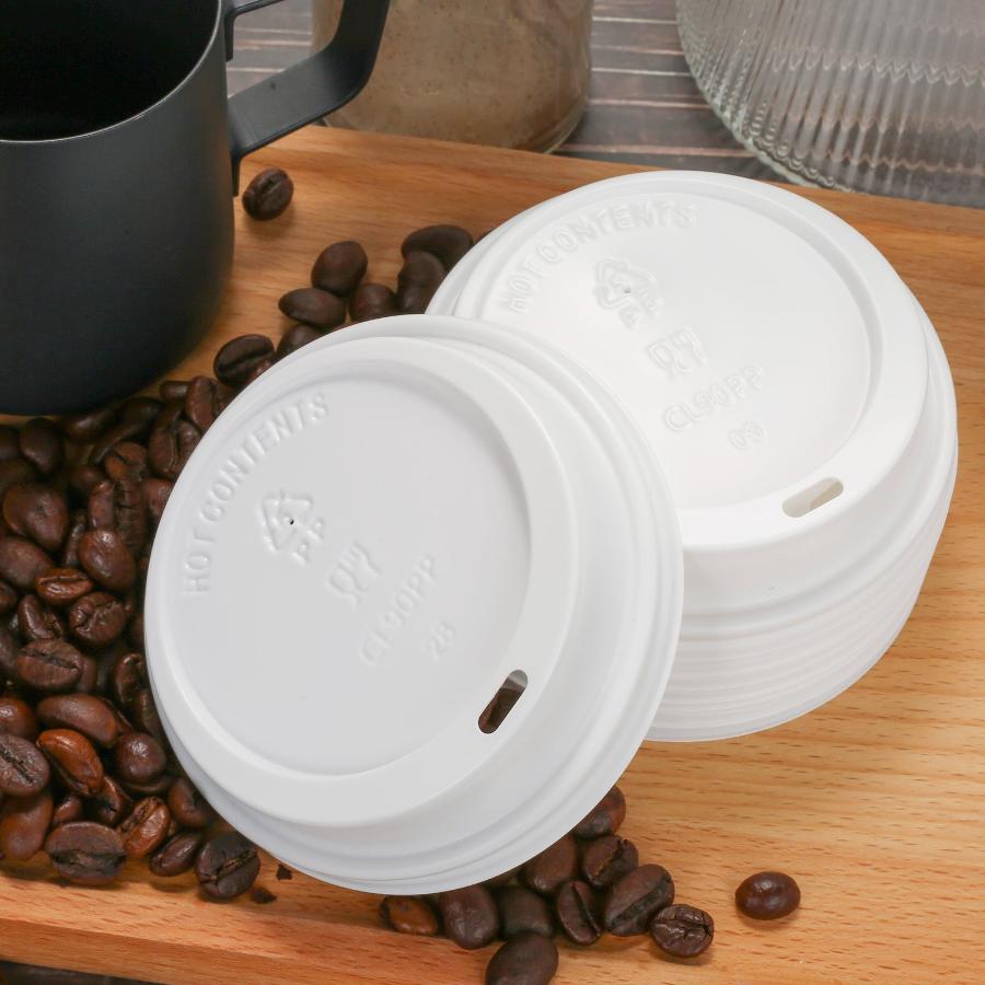 90mm Open Mouth Coffee Lid