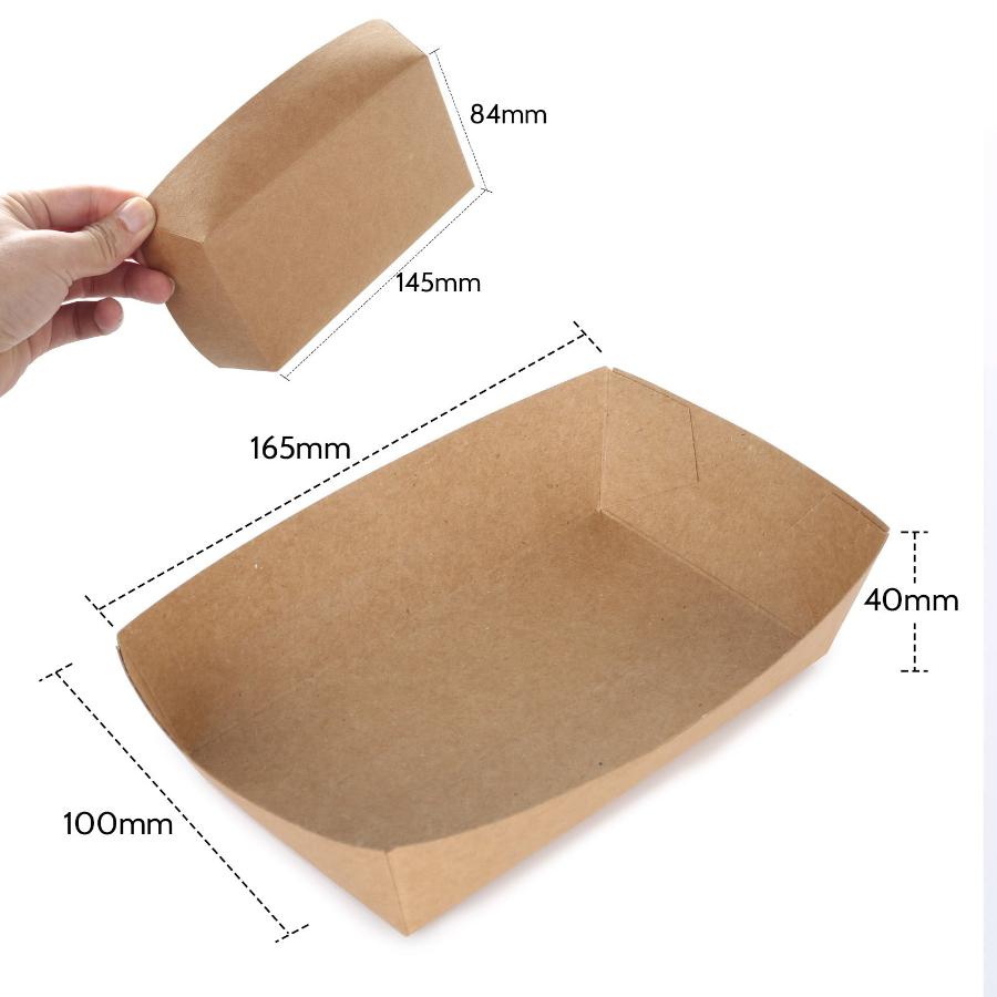Kraft Paper Food Tray