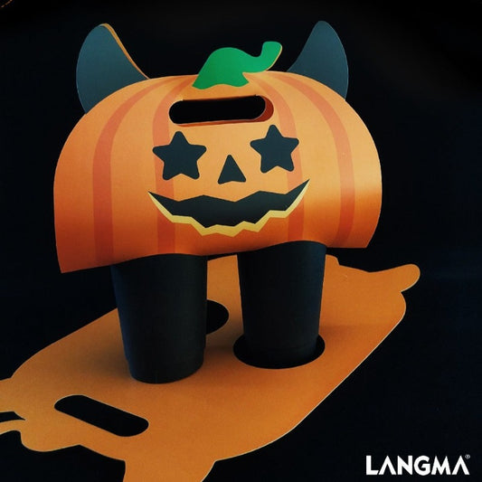 Halloween Takeout Cup Carrier