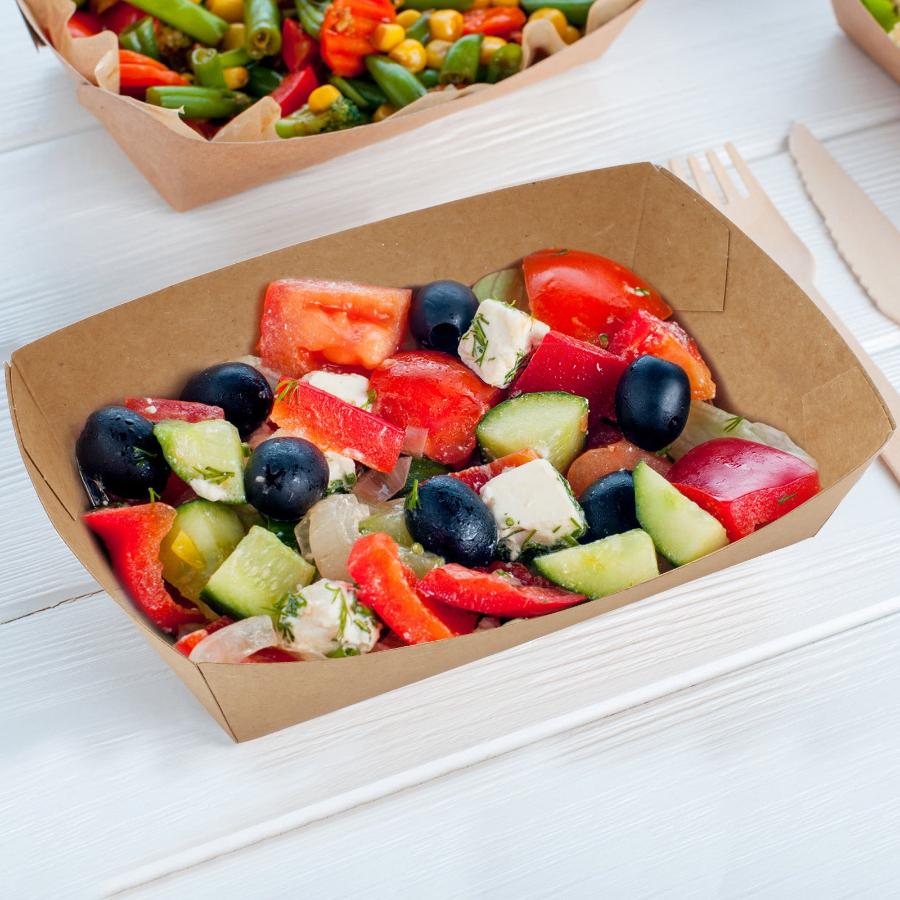 Kraft Paper Food Tray