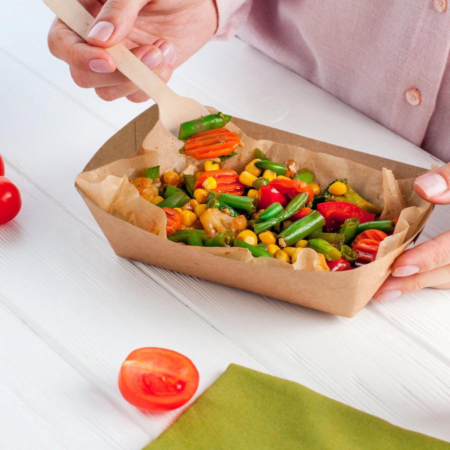Kraft Paper Food Tray