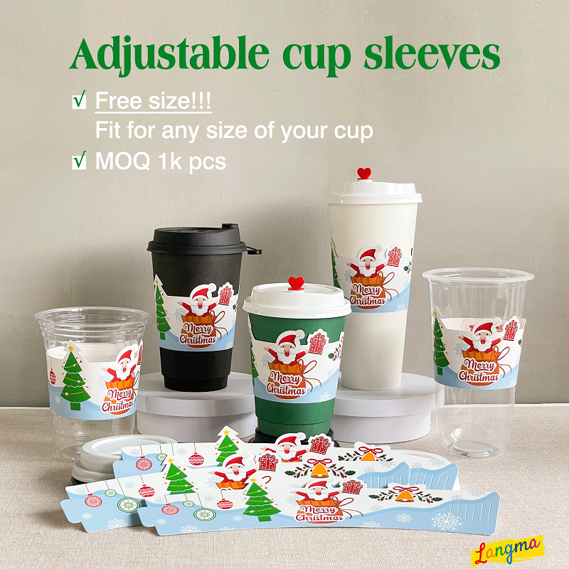 Christmas Adjustable Cup Sleeve