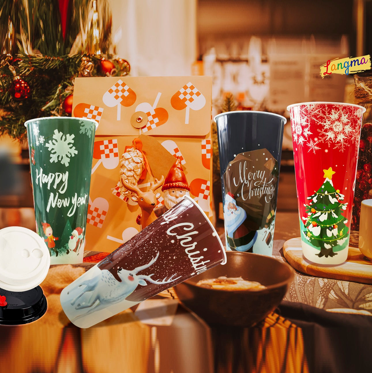 Christmas Tumbler Set - 4 Design By Langma