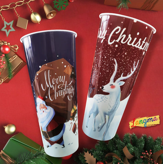Christmas Tumbler Set - 4 Design By Langma