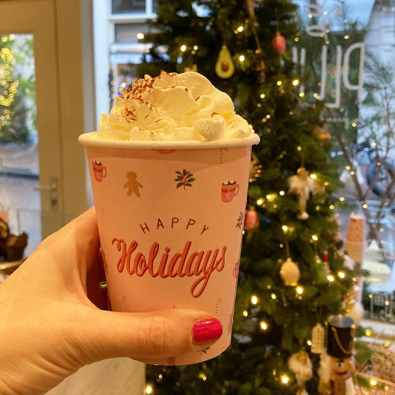 Custom Single Wall Paper Cup - Blue