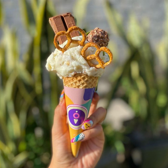 Custom Cone Sleeve - Paper Ice Cream Sleeve