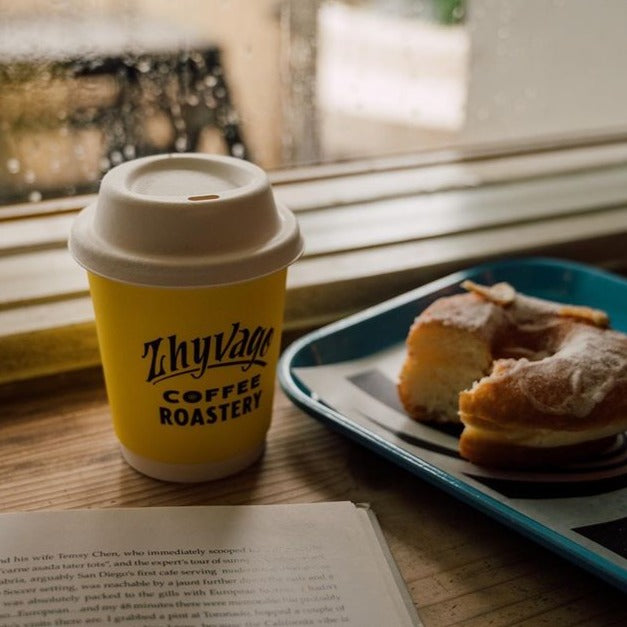 Custom Double Wall Paper Cup - Yellow