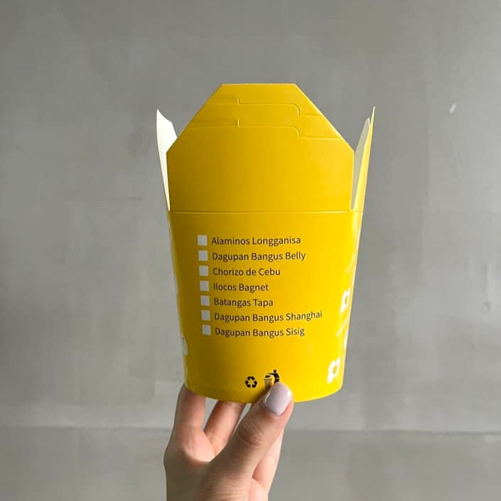 Customized Rice/ Noodle Takeout Box- 26/32oz