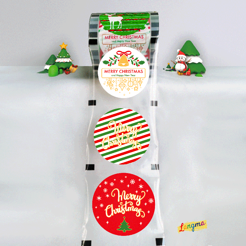 2022 Christmas Plastic Sealing film