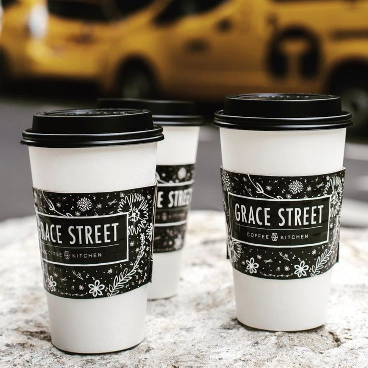 Custom Adjustable Paper Cup Sleeves