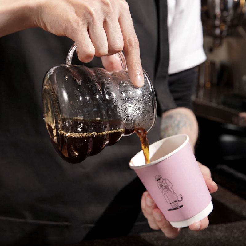 Custom Double Wall Paper Cup - Pink Cup