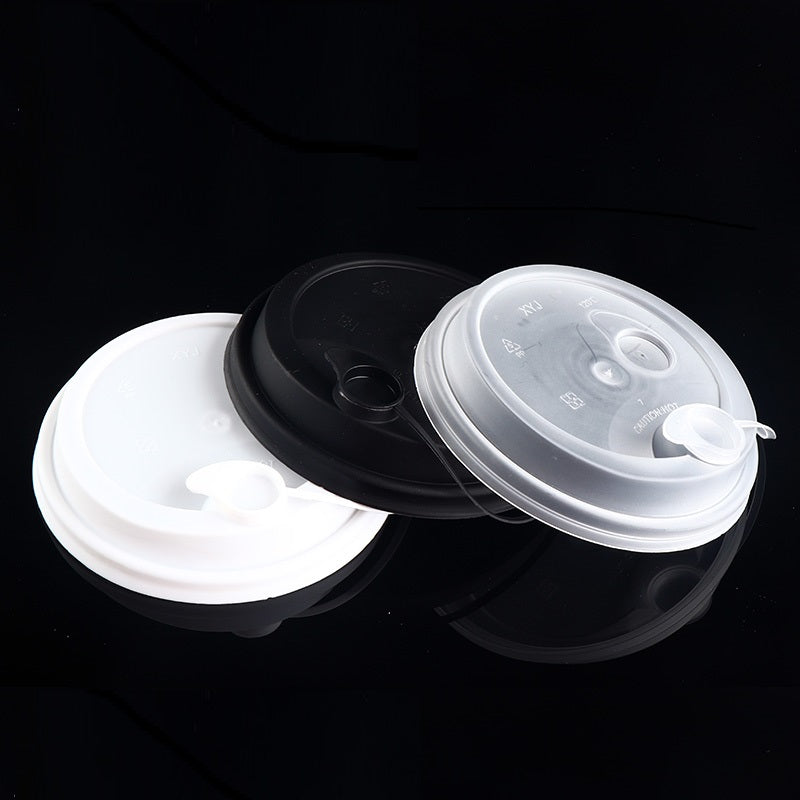 Conjoined lids for milktea