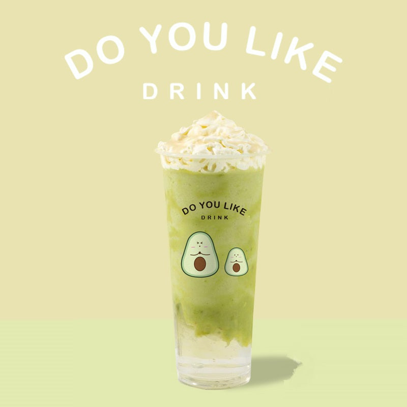 Custom 90mm 500/700ml Hard Cup - Avocado