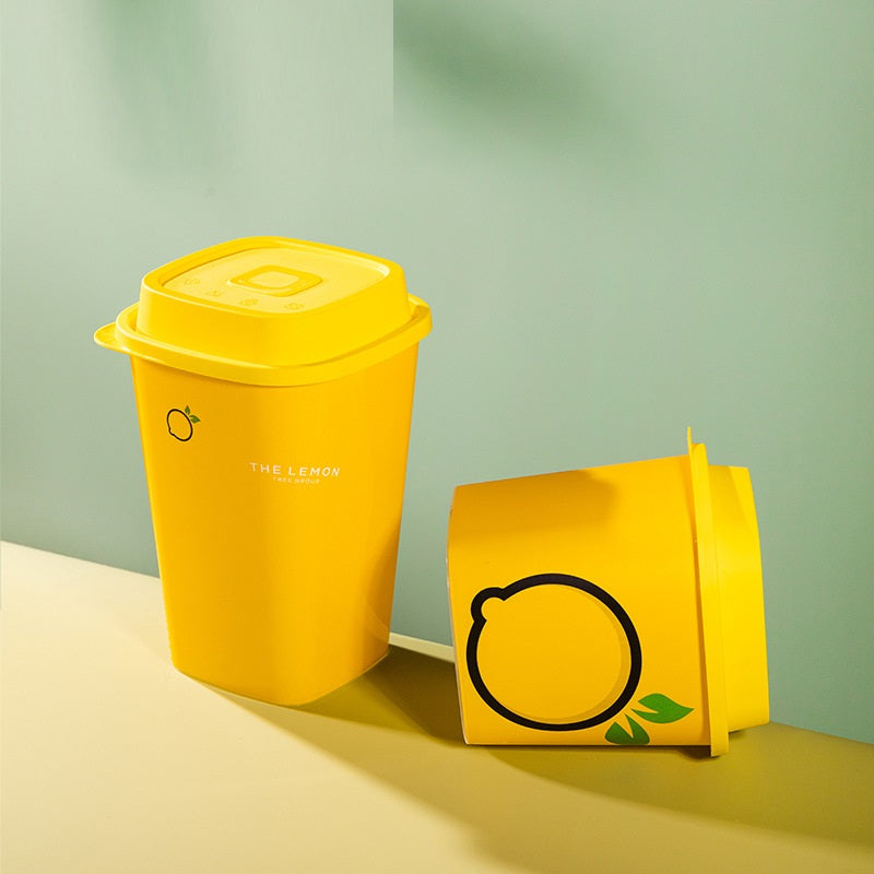 Square-Shaped PP Drink Cup- 500/650ML