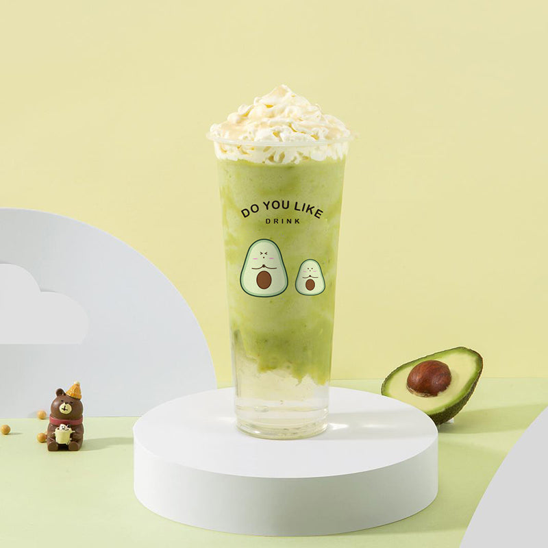 Custom 90mm 500/700ml Hard Cup - Avocado