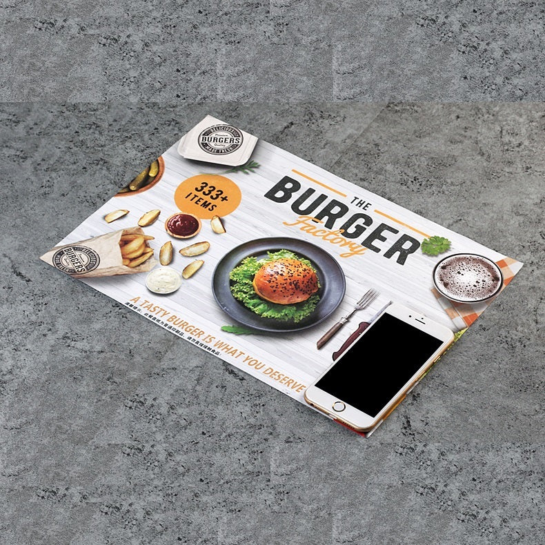 Custom Dining Table Paper Placemat