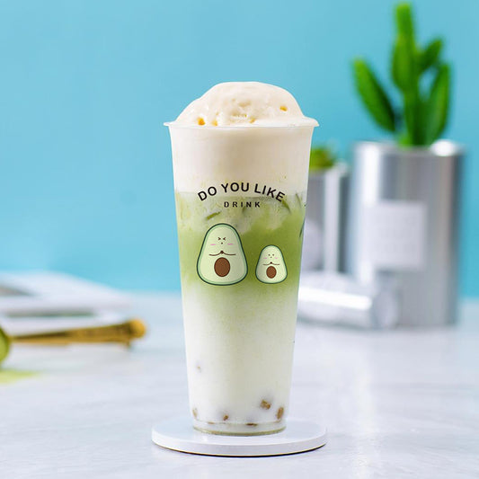 Custom 90mm 500/700ml Hard Cup - Avocado