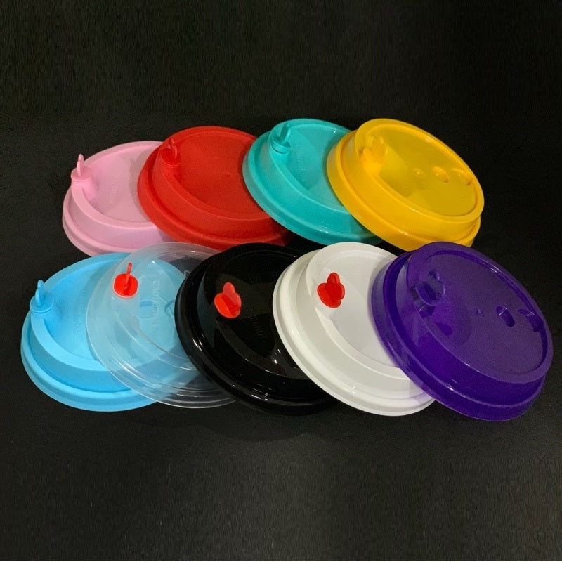 Custom PP Hard Cup Lids - 90mm