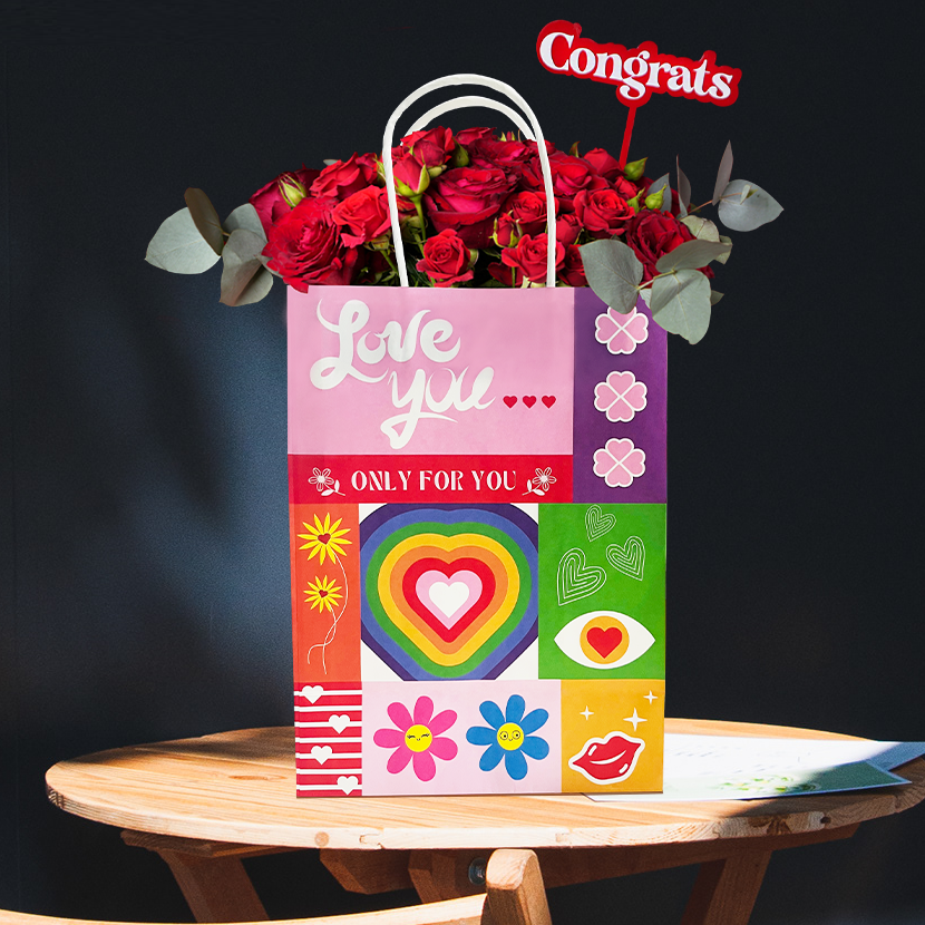 Valentine Gift Giveaway Packaging Bag