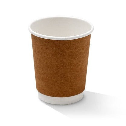TAKEAWAY COFFEE CUPS-KRAFT 8oz