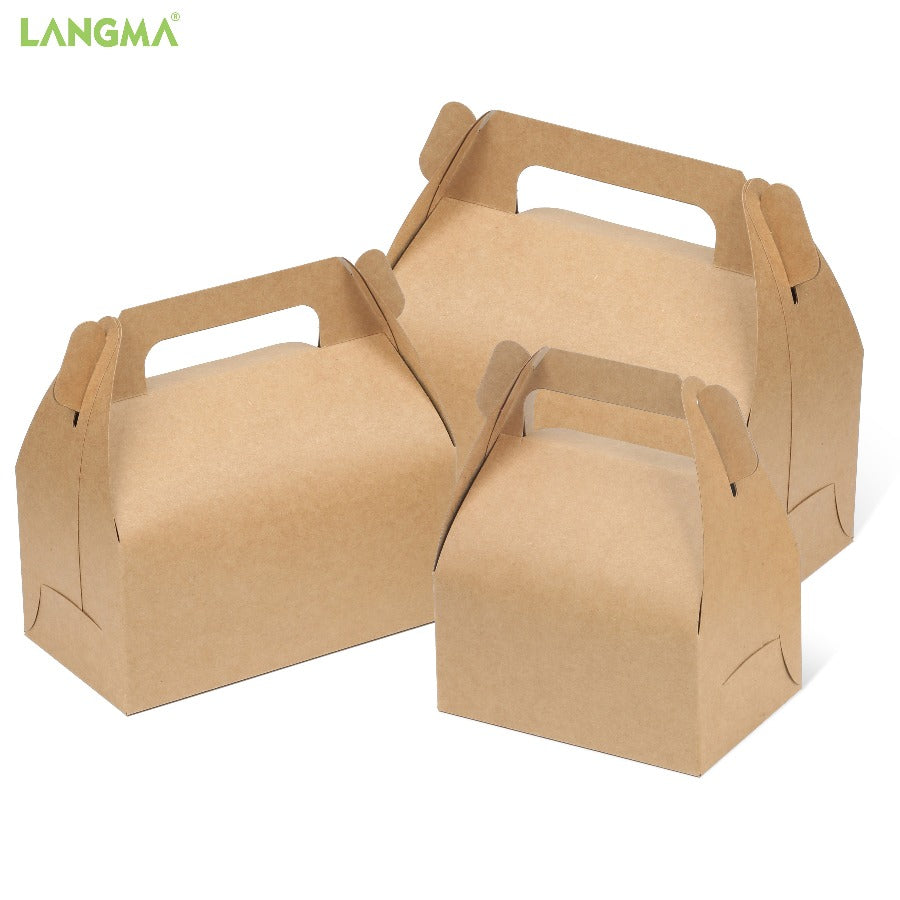 Baking Pastry Cake Box w/ handle -Customized Box – Langma Packaging