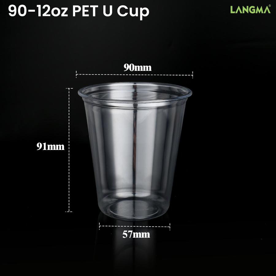 90mm PET U Cup – Langma Packaging