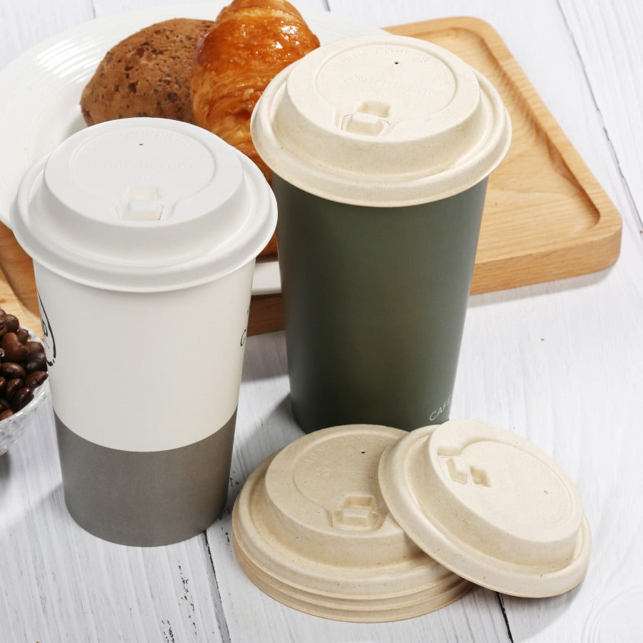 compostable bagasse lids