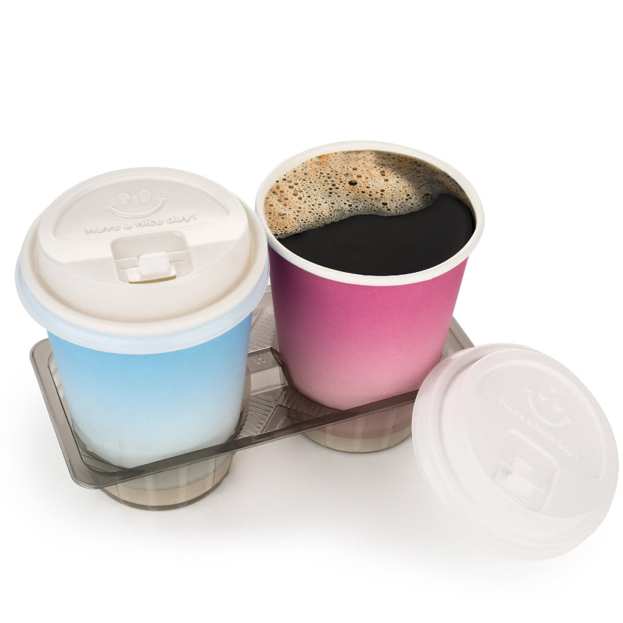 2 Cups PET Holder Tray