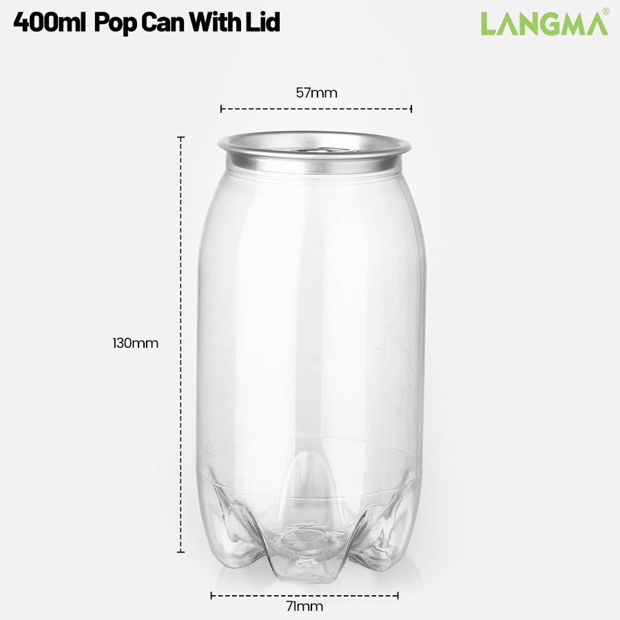 PET Pop Can Bottle - 330ml/400ml/500ml/650ml