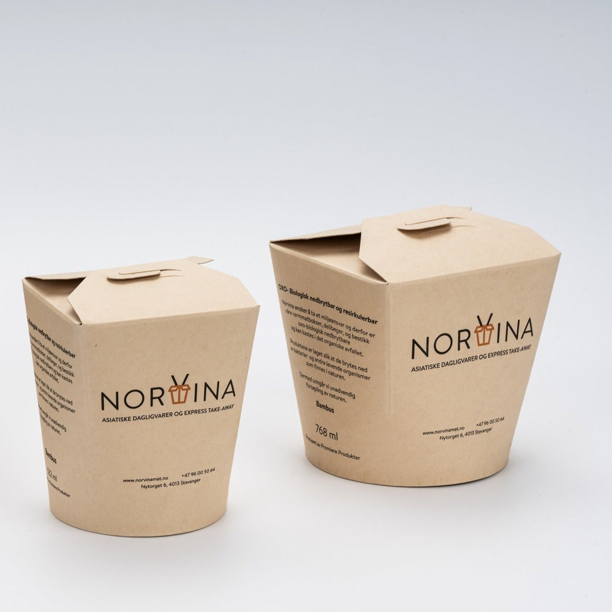 Customized Rice/ Noodle Takeout Box- 26/32oz
