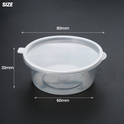 3 Different Shapes PP Sauce Container