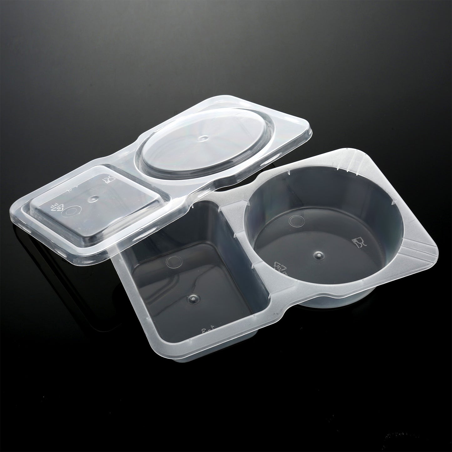 3 Different Shapes PP Sauce Container