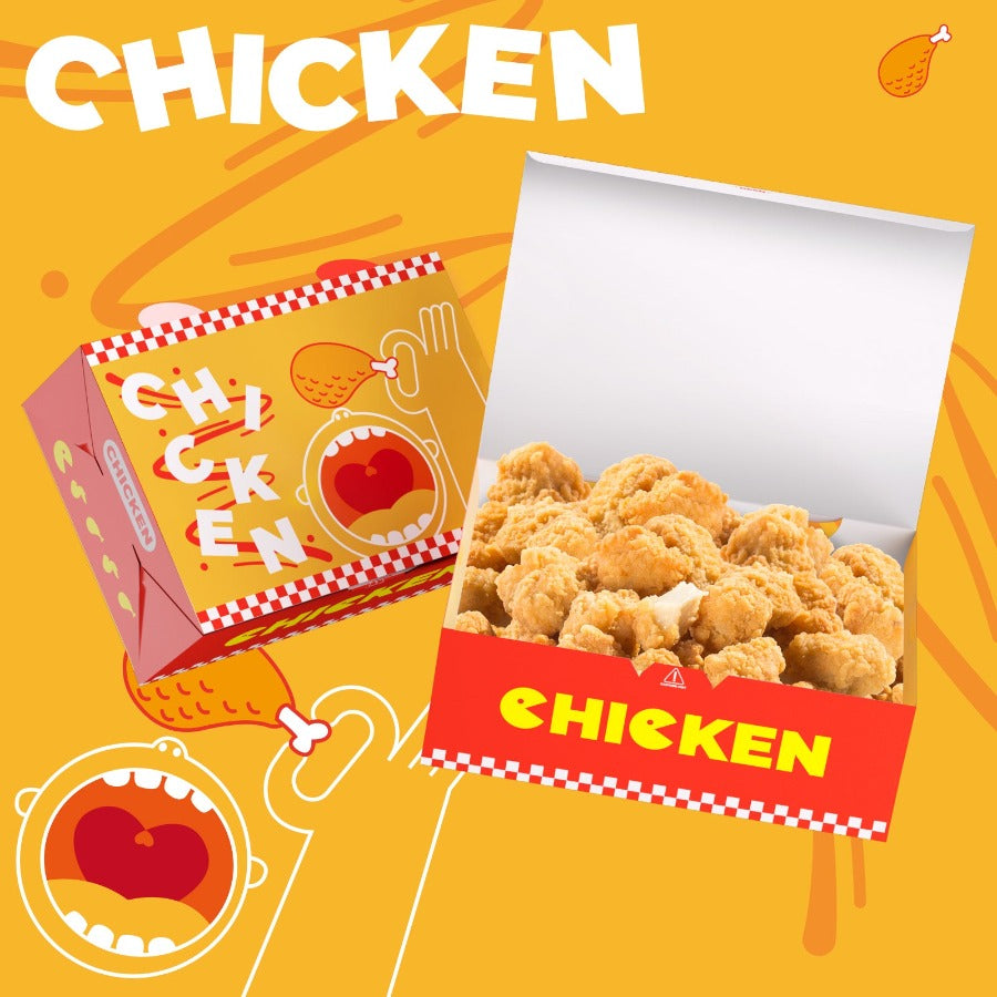 yellow chicken box