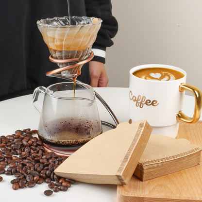 V-type Brown Coffee Filter Paper