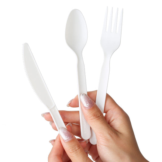 PLA Cutlery -Individual Forks, knives, and spoons