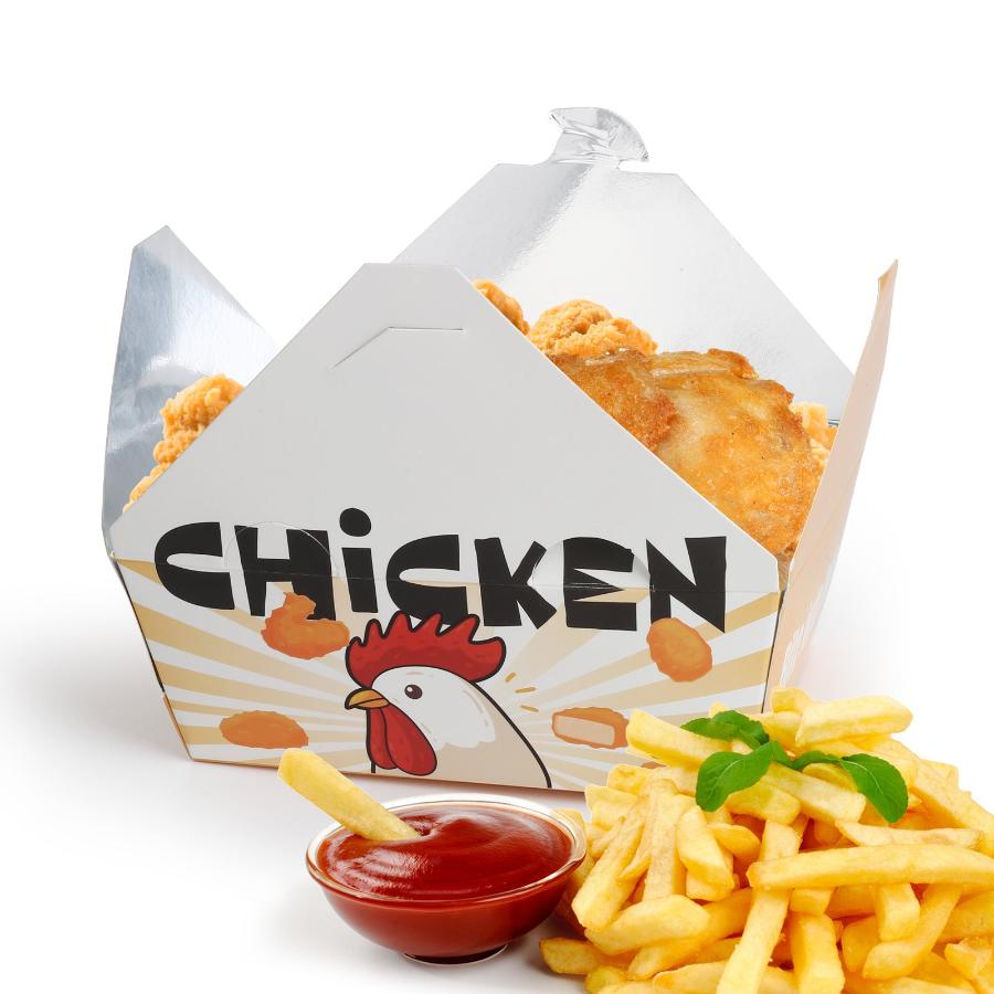 Chicken Meal Box - Aluminized Paper Box