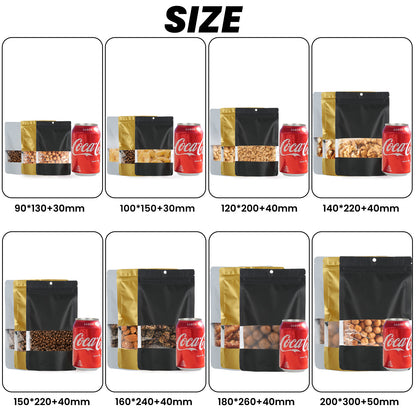 Matte Stand Up Zipper Pouch With Window